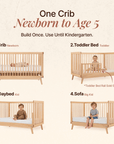 dadada Baby Soho 3-in-1 Convertible Crib