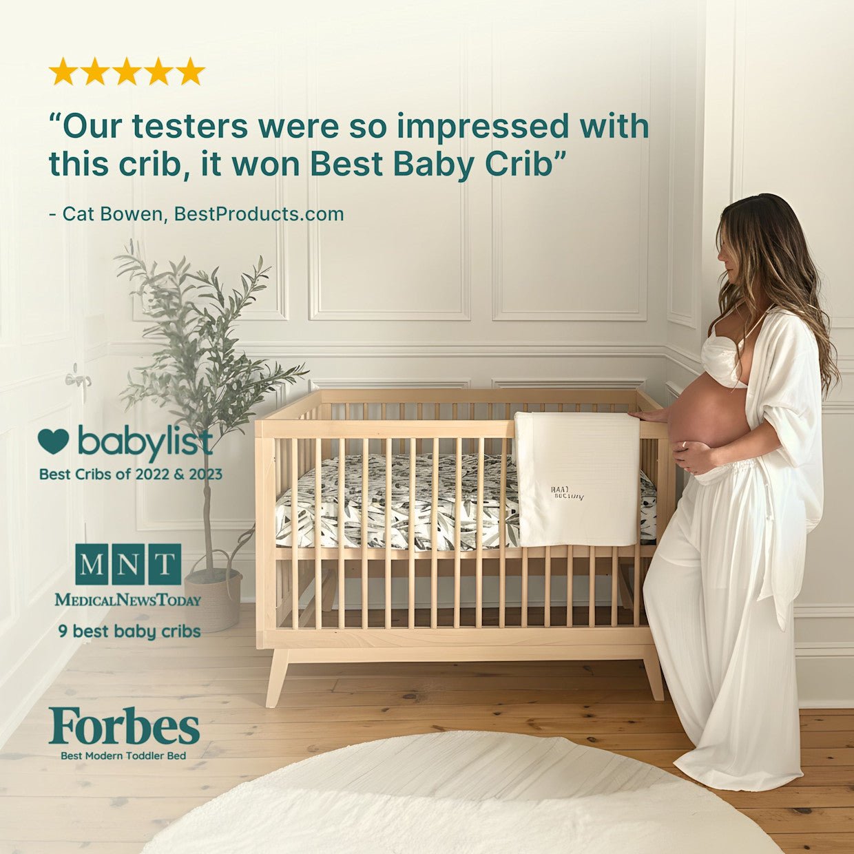 dadada Baby Soho 3-in-1 Convertible Crib
