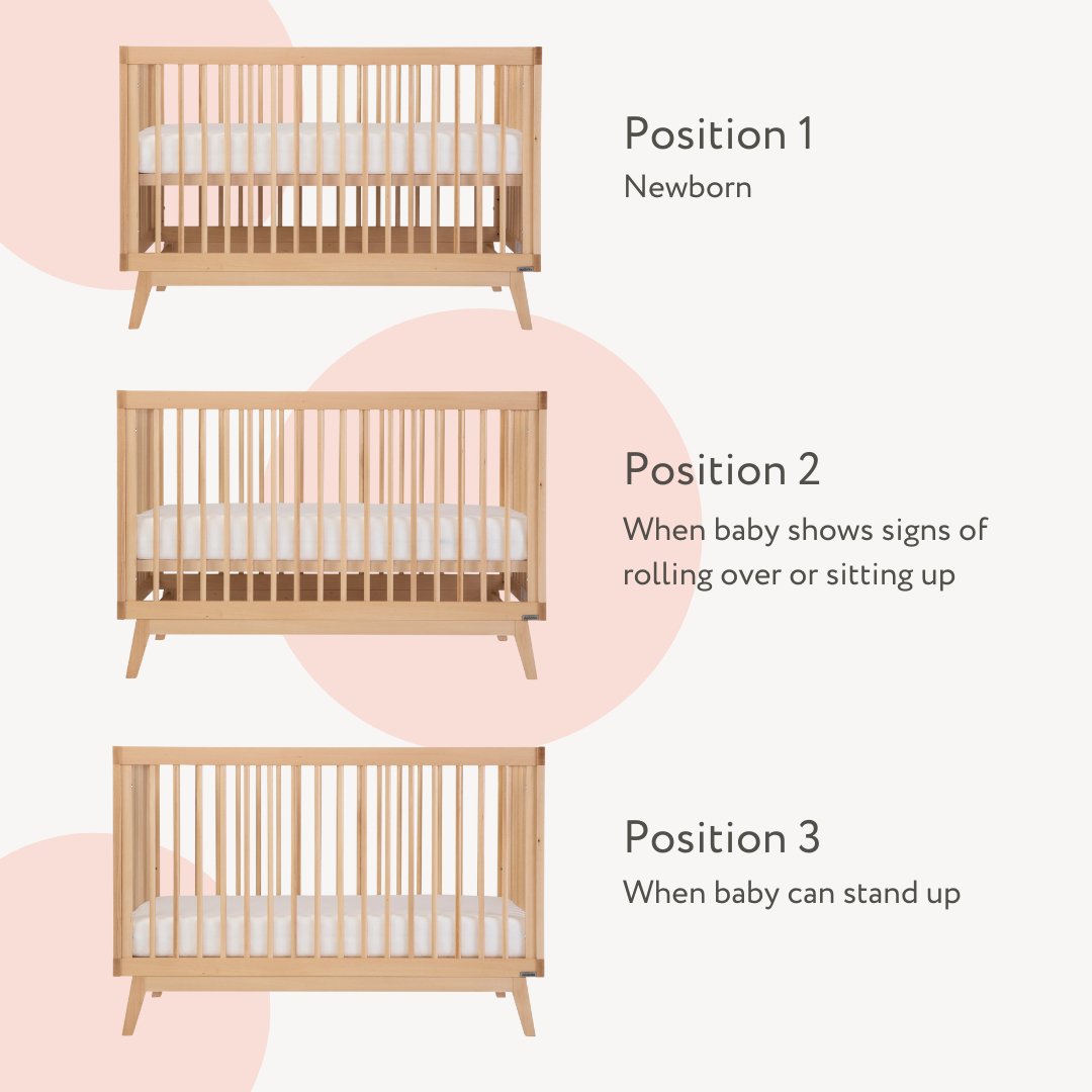 dadada Baby Soho 3-in-1 Convertible Crib