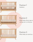 dadada Baby Soho 3-in-1 Convertible Crib