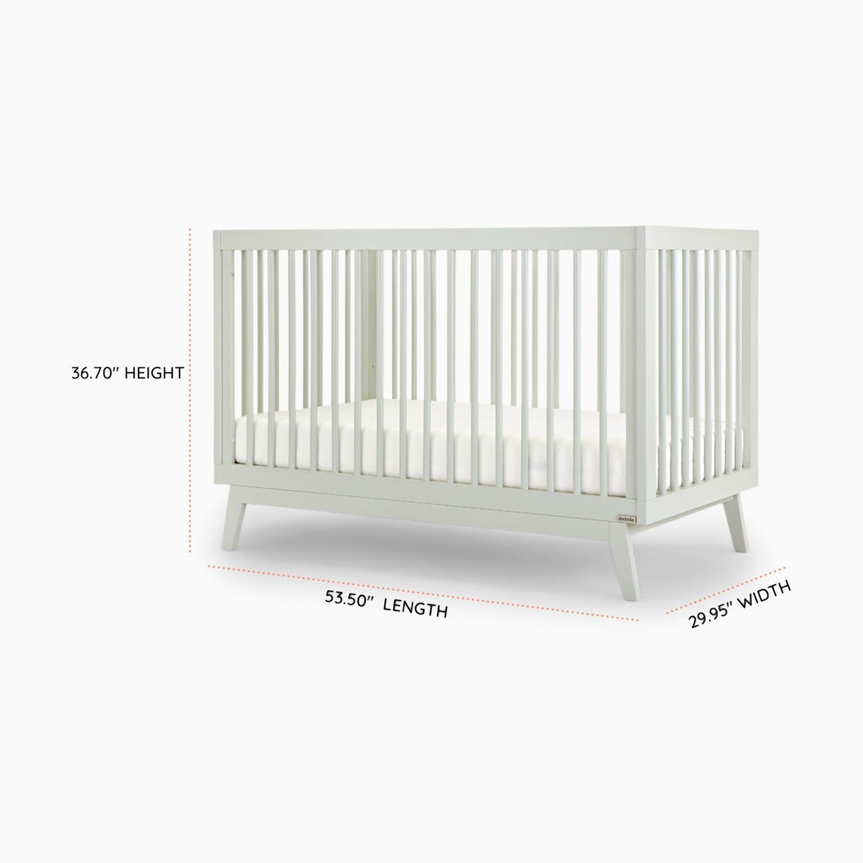 dadada Baby Soho 3-in-1 Convertible Crib
