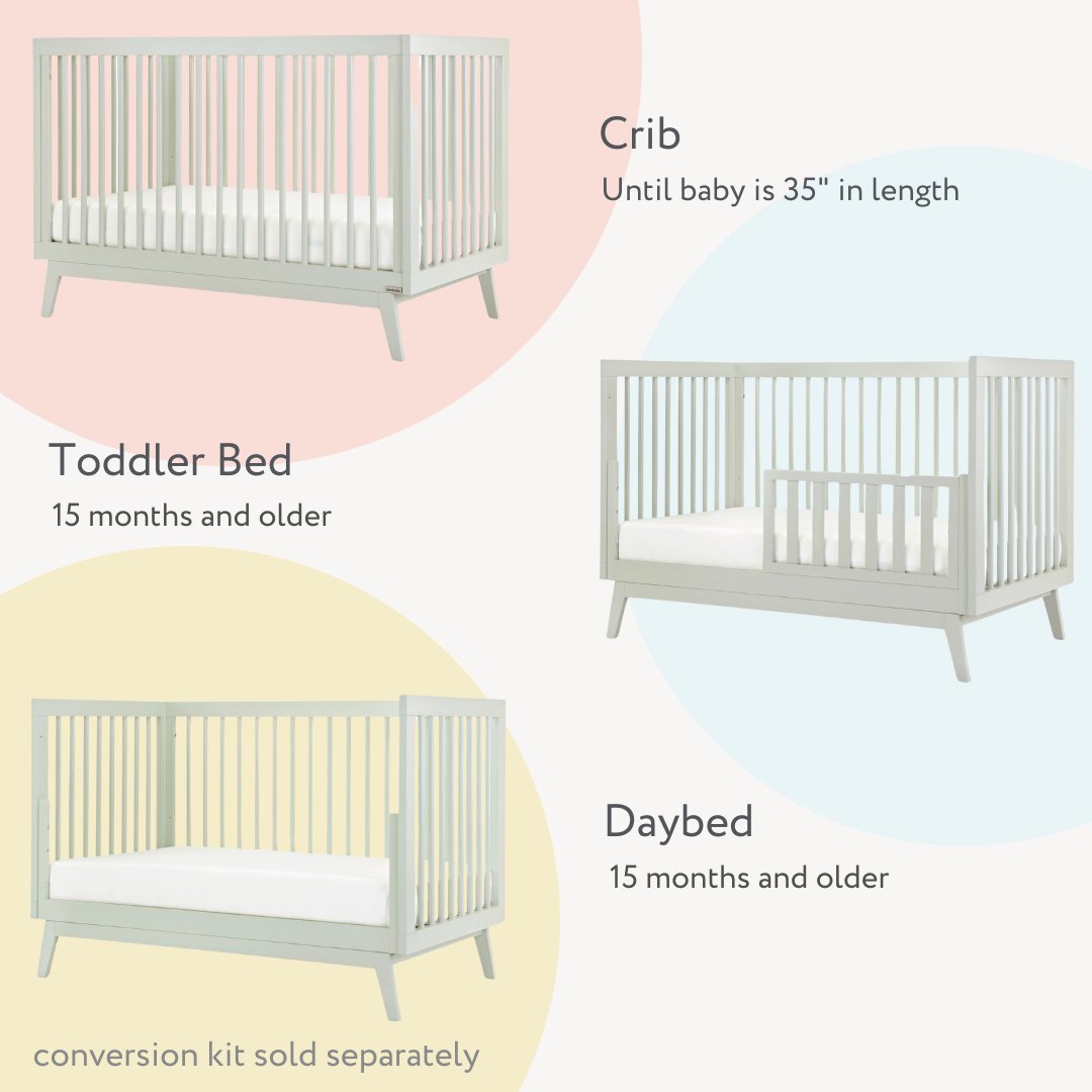 dadada Baby Soho 3-in-1 Convertible Crib