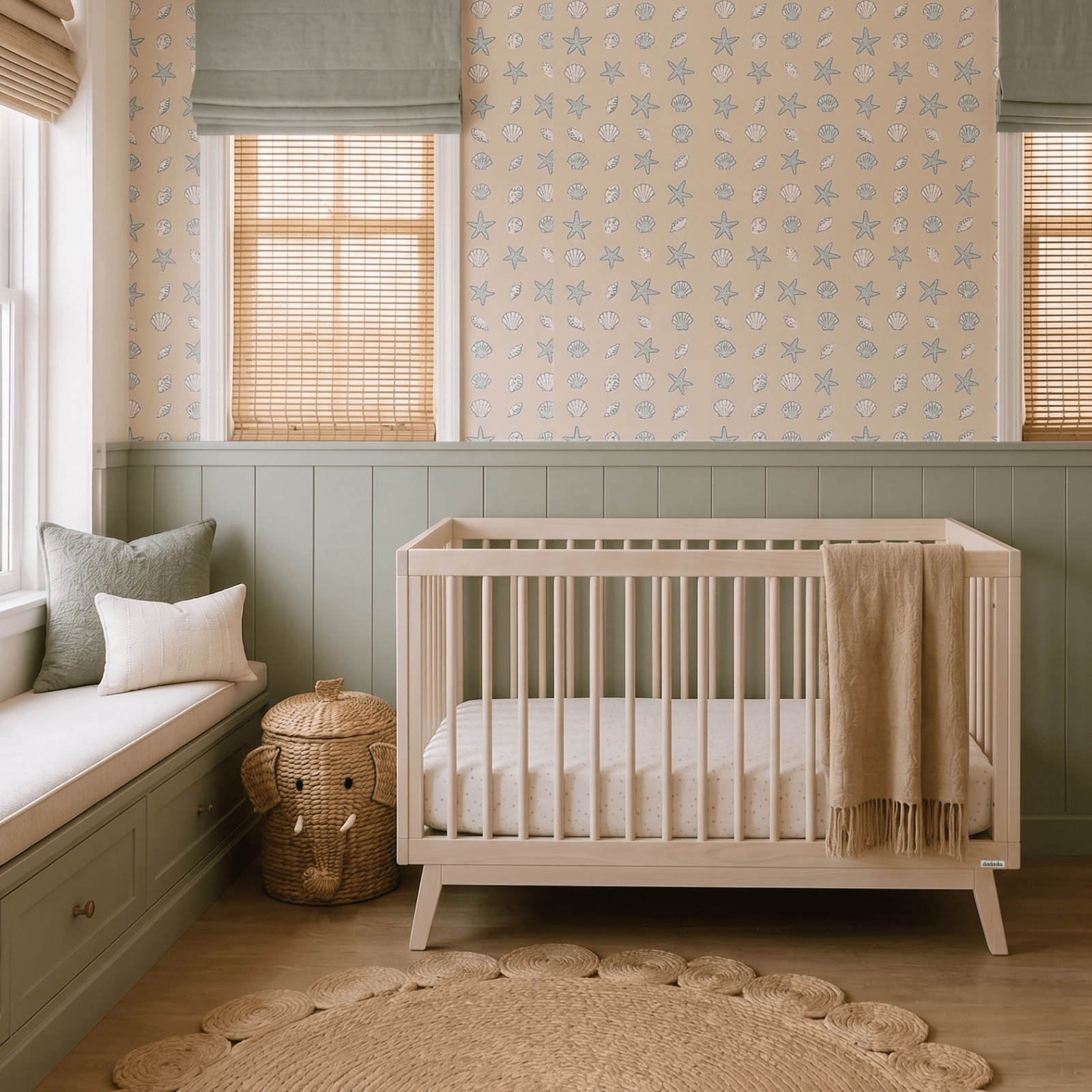 dadada Baby Soho 3-in-1 Convertible Crib