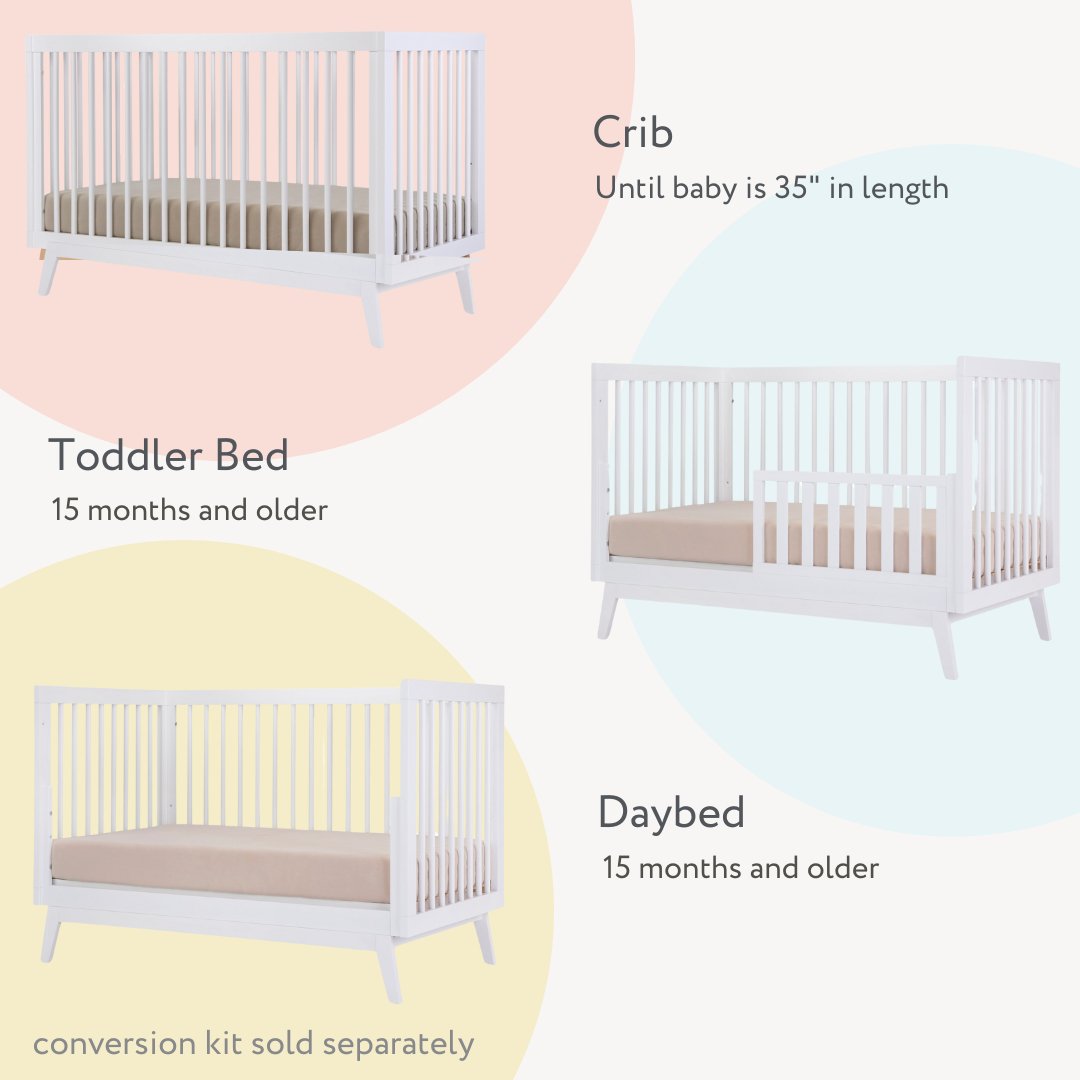 dadada Baby Soho 3-in-1 Convertible Crib