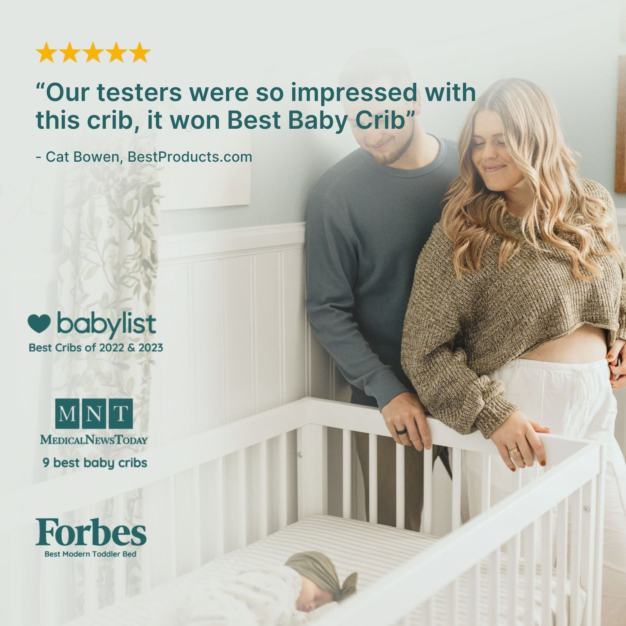 dadada Baby Soho 3-in-1 Convertible Crib