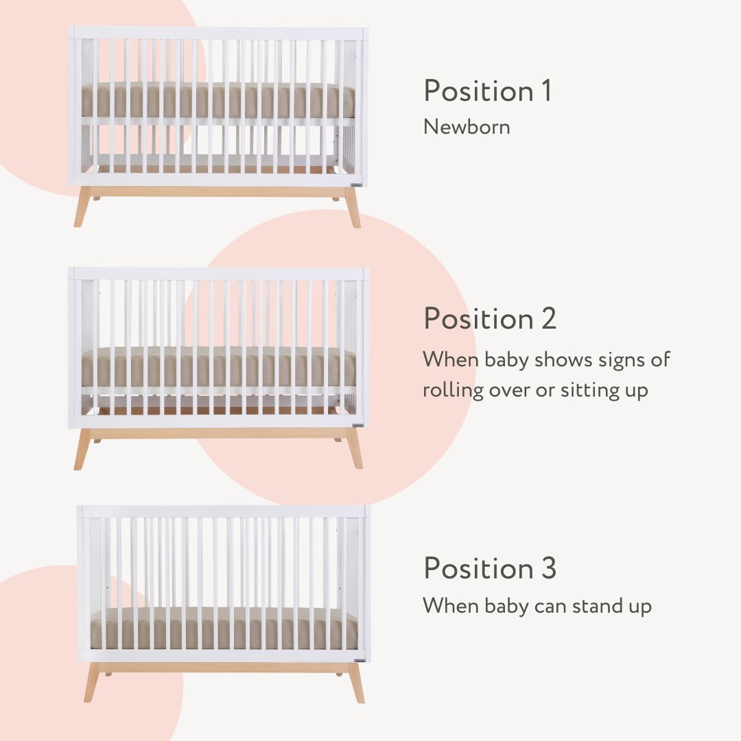 dadada Baby Soho 3-in-1 Convertible Crib