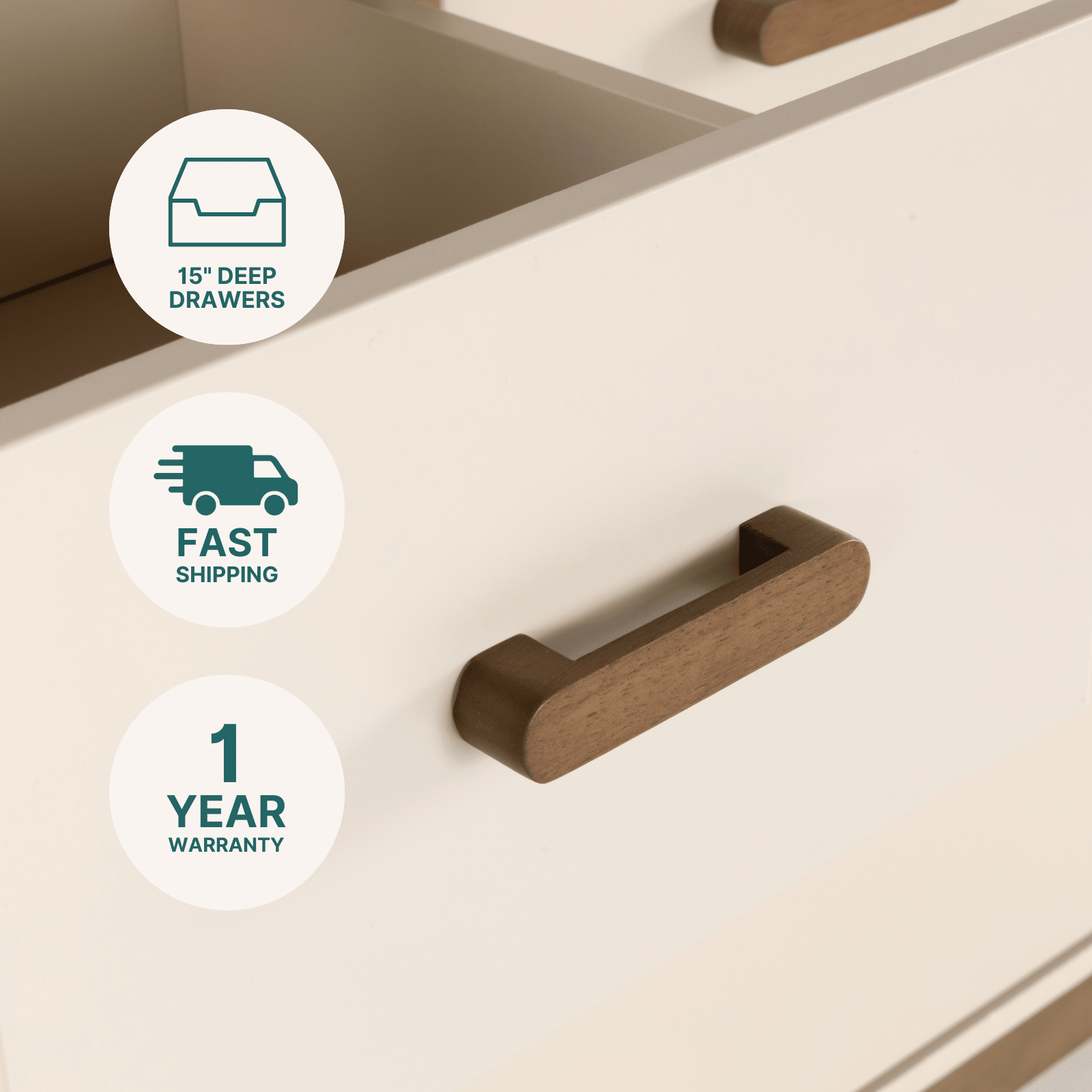 dadada Baby Soho 5-Drawer Nursery Dresser