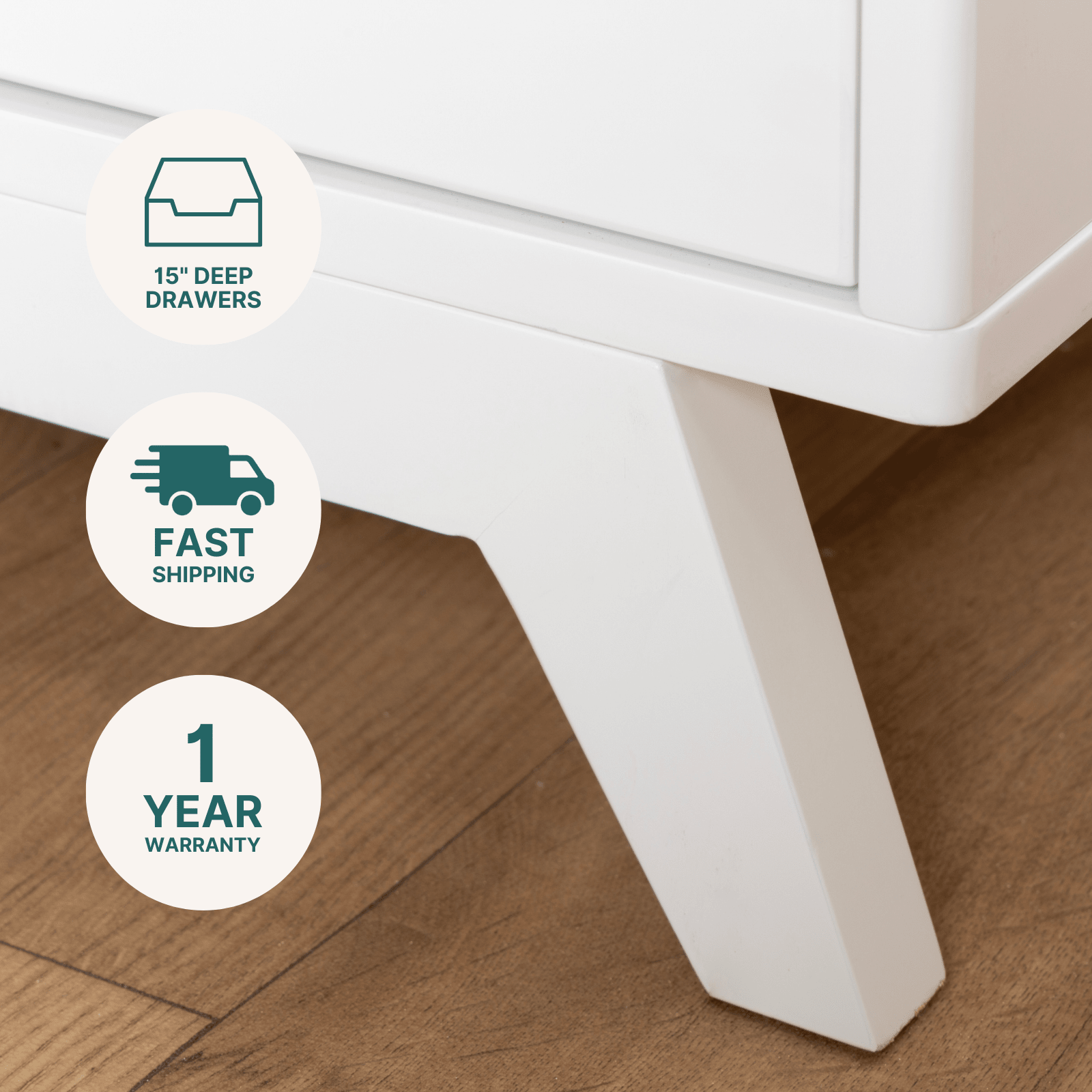 dadada Baby Soho 5-Drawer Nursery Dresser