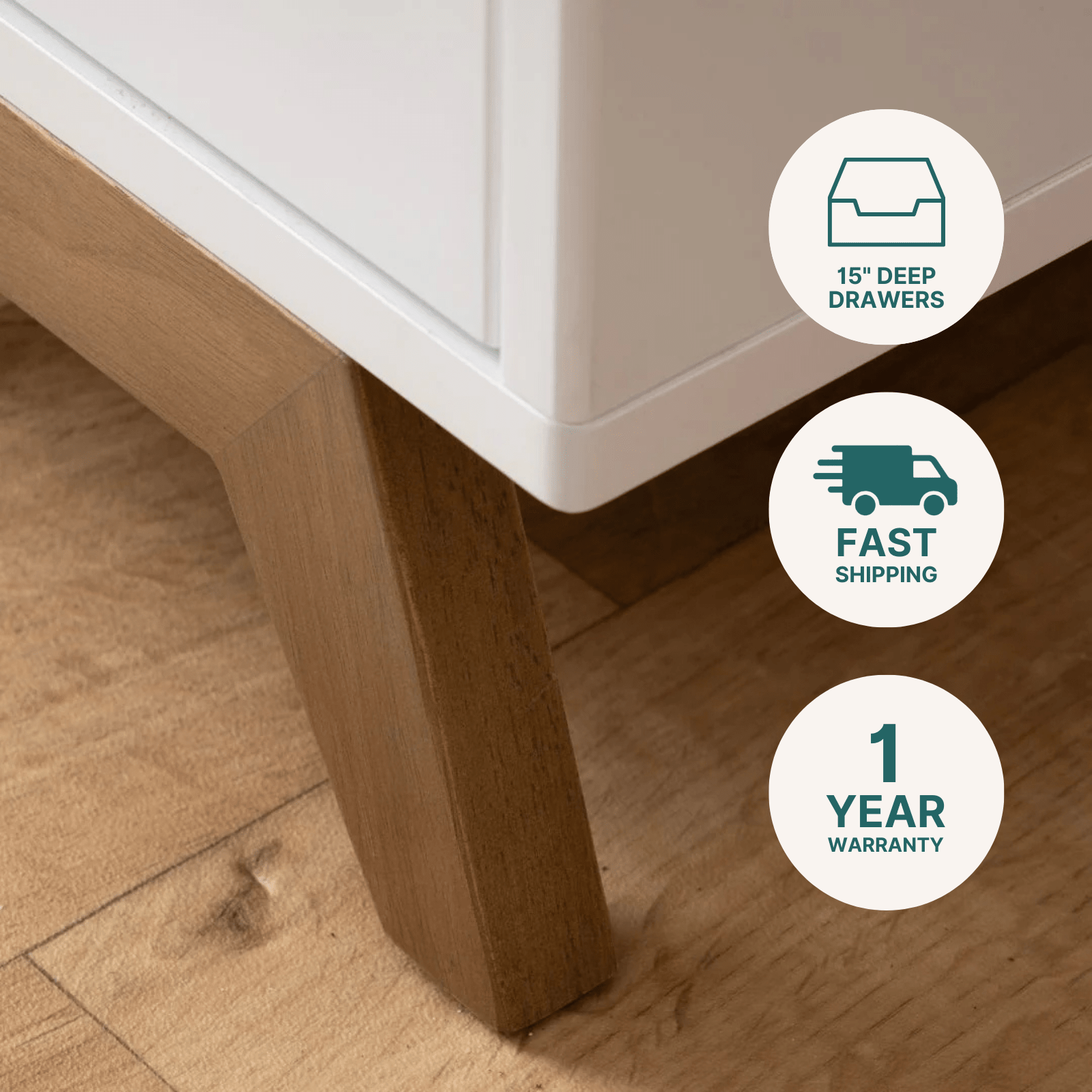 dadada Baby Soho 5-Drawer Nursery Dresser