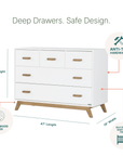 dadada Baby Soho 5-Drawer Nursery Dresser