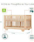 dadada Baby Spirit 8-in-1 Convertible Crib