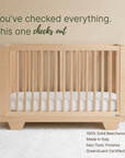 dadada Baby Spirit 8-in-1 Convertible Crib