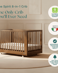 dadada Baby Spirit 8-in-1 Convertible Crib