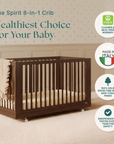 dadada Baby Spirit 8-in-1 Convertible Crib