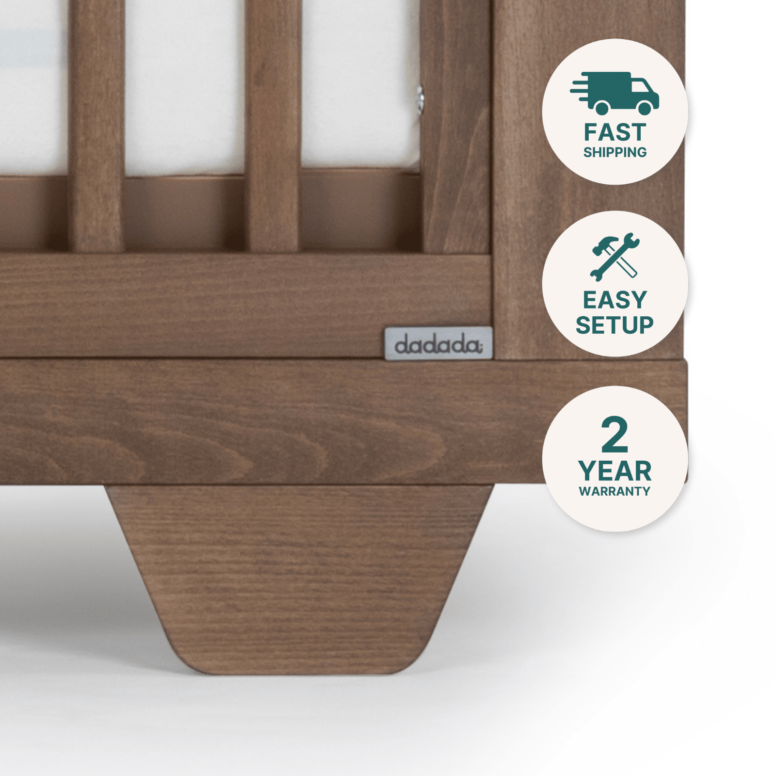 dadada Baby Spirit 8-in-1 Convertible Crib