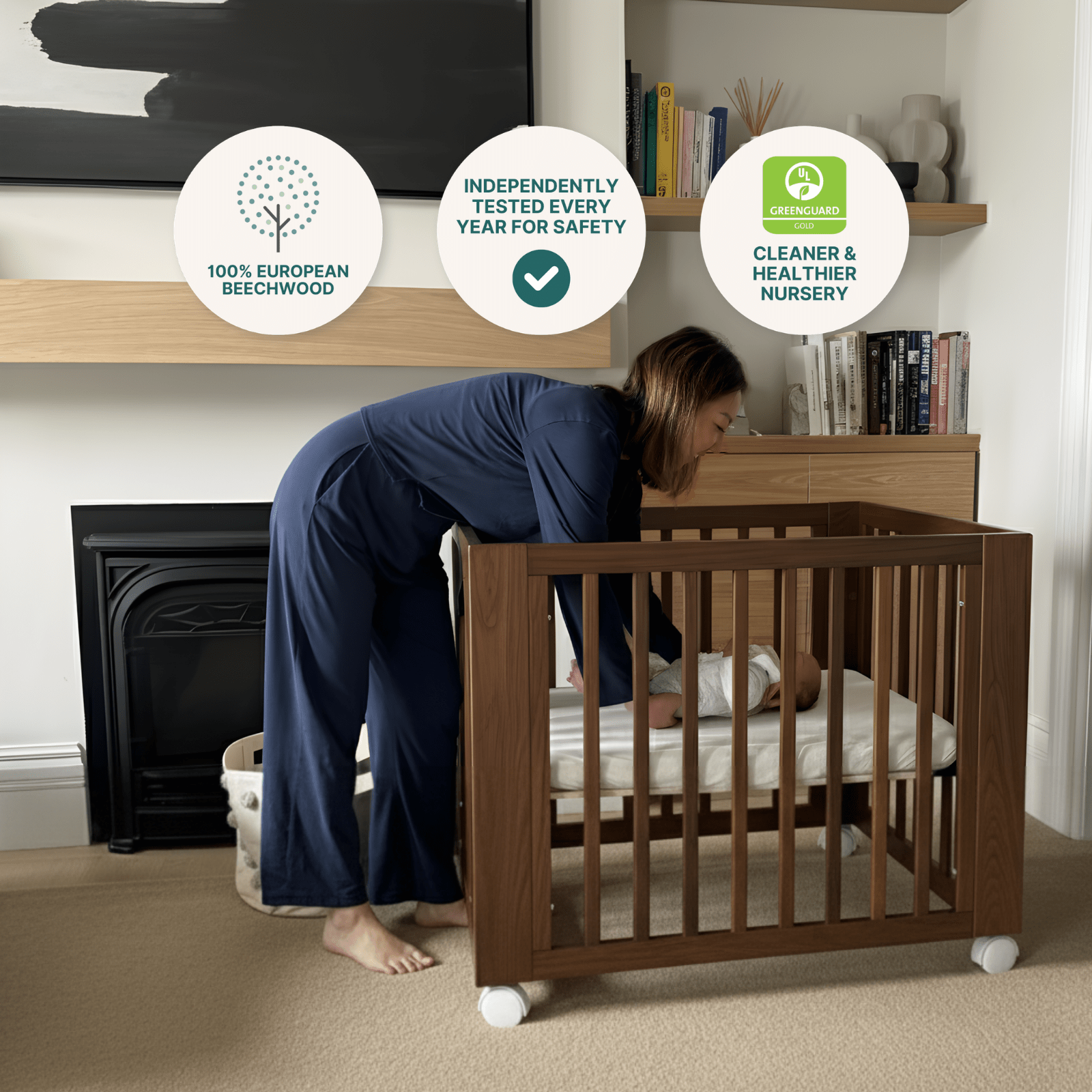 dadada Baby Spirit 8-in-1 Convertible Crib