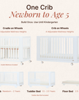 dadada Baby Spirit 8-in-1 Convertible Crib