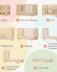 dadada Baby Spirit 8-in-1 Convertible Crib