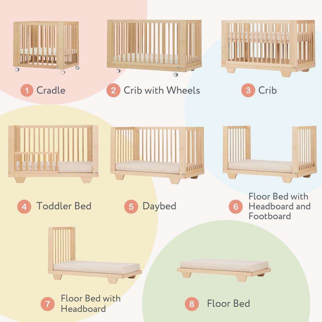 dadada Baby Spirit 8-in-1 Convertible Crib