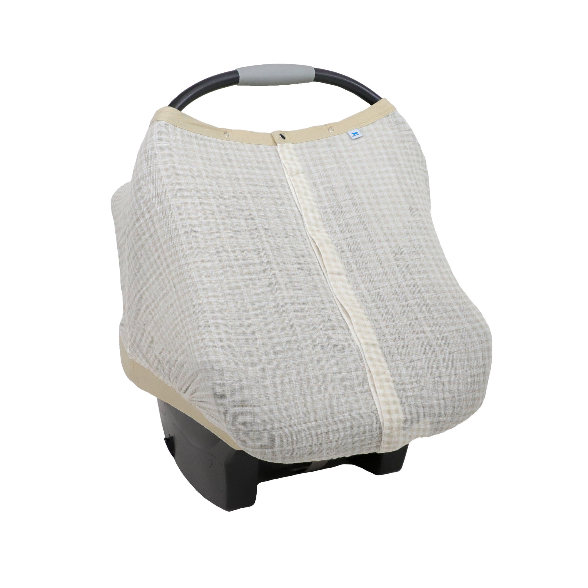 Cotton Muslin Car Seat Canopy Green Seed Little Unicorn USA