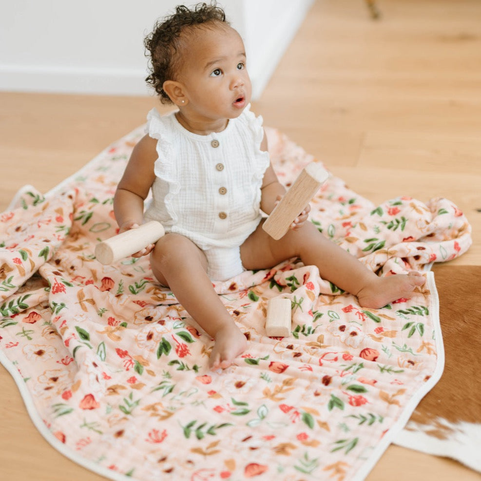 Muslin best sale quilt baby