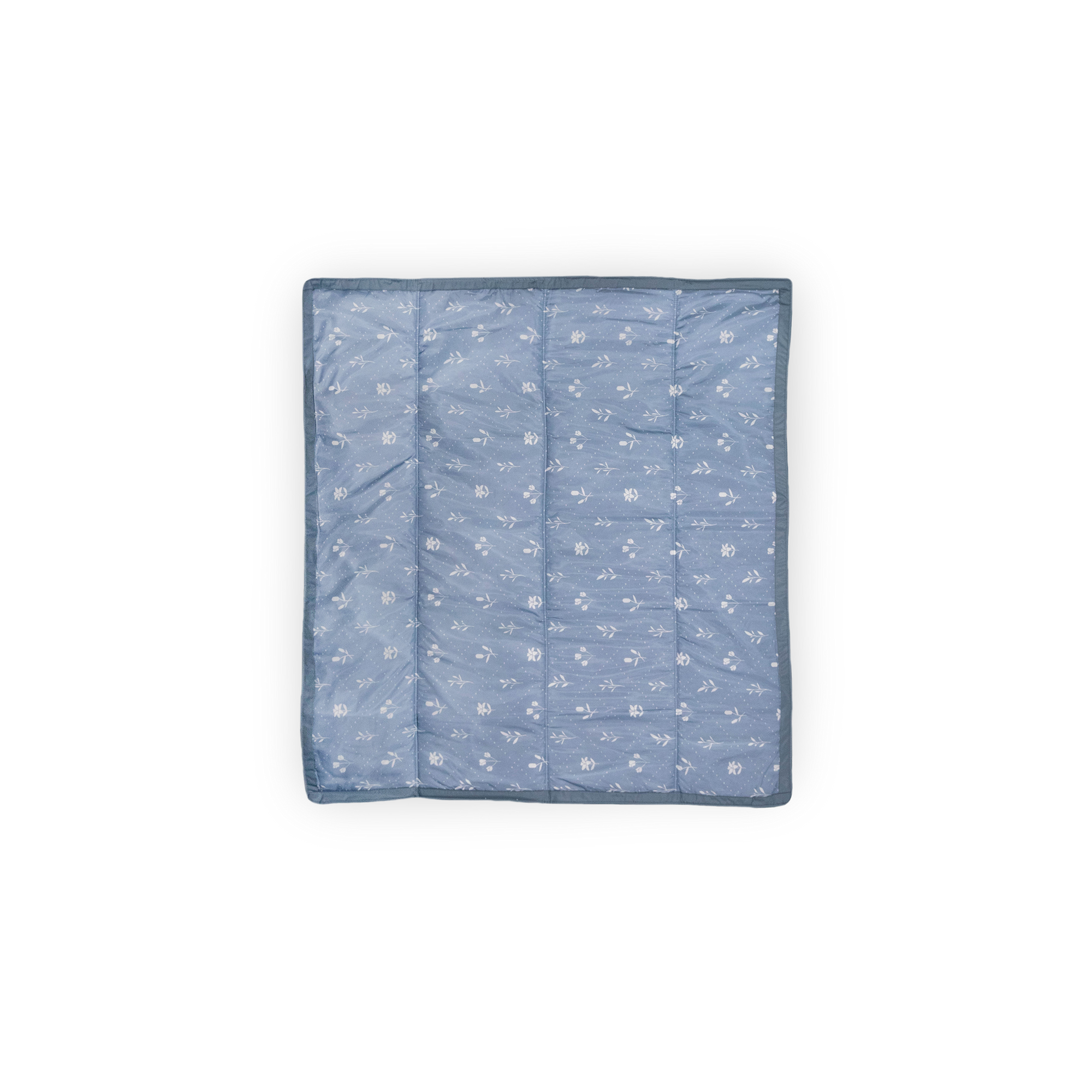 Outdoor Blanket - Blue Floral Patch